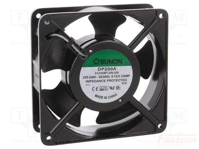 Sunon Fan DP200A2123XBT, AC FAN 120mm sq X 38mm 230V FE-DP200A2123XBT Sunon Fan DP200A2123XBT, AC FAN 120mm sq X 38mm 230V FE-DP200A2123XBT